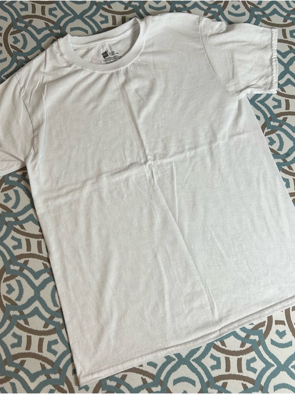 Classic White Crewneck T-Shirt - boy